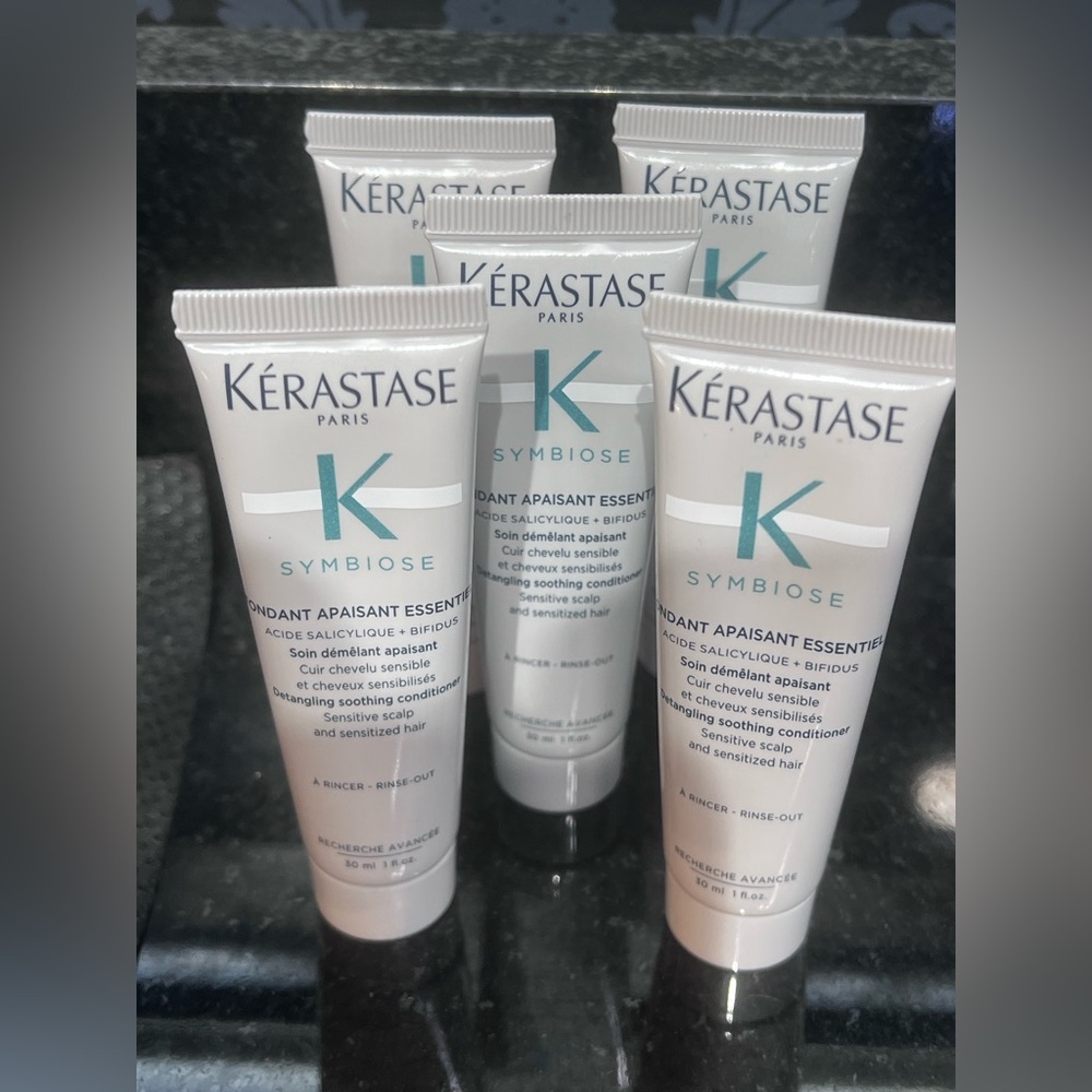Kerastase Symbiose Detangling Soothing Conditioner 5-PACK 1oz Travel Sz NEW